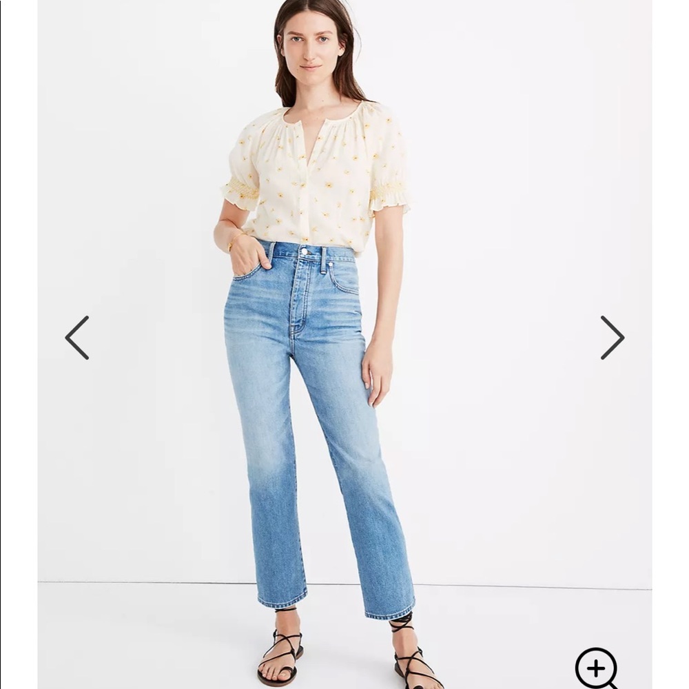 Madewell cali slim Demi boot cut jeans
